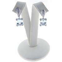 Orecchini Fanton Gioielli Donna ORECCHINI ACQUAMARINA in Oro bianco Acquamarina 14 Ct OROR-267-52 - OROR-267-52